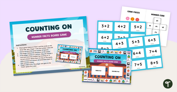 Go to Counting On Game teaching resource