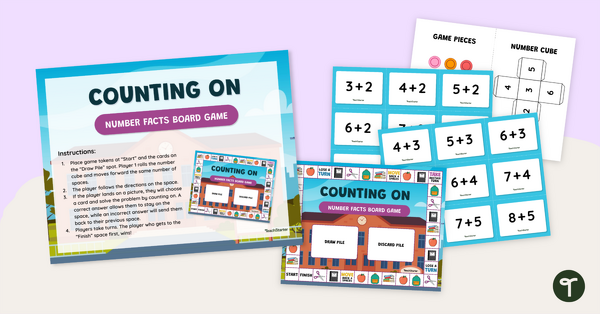 Go to Counting On Game teaching resource
