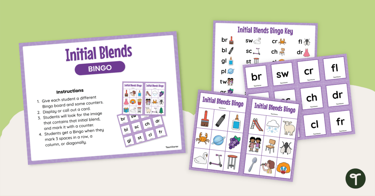 Initial Blends Game teaching resource