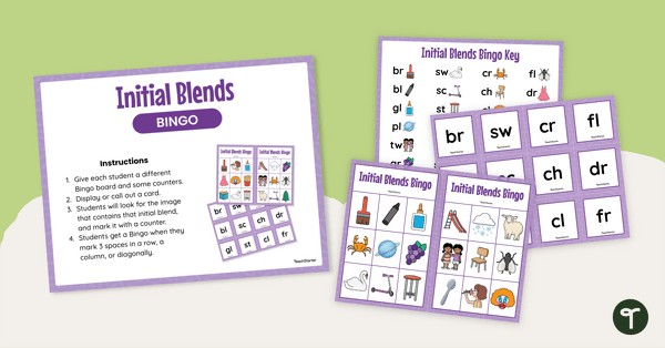 Go to Initial Blends Game teaching resource
