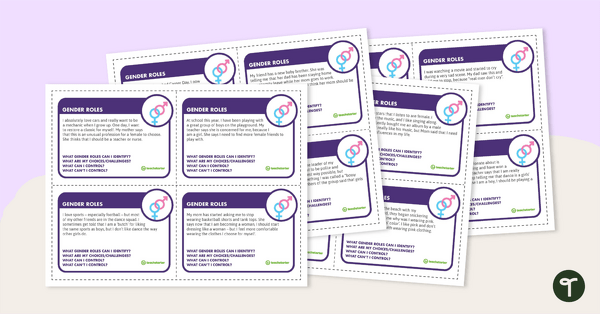 Go to International Women's Day Gender Roles Task Cards teaching resource