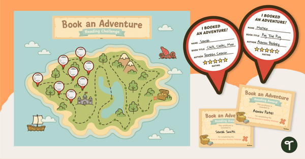 Go to Book an Adventure! Book Week Display teaching resource