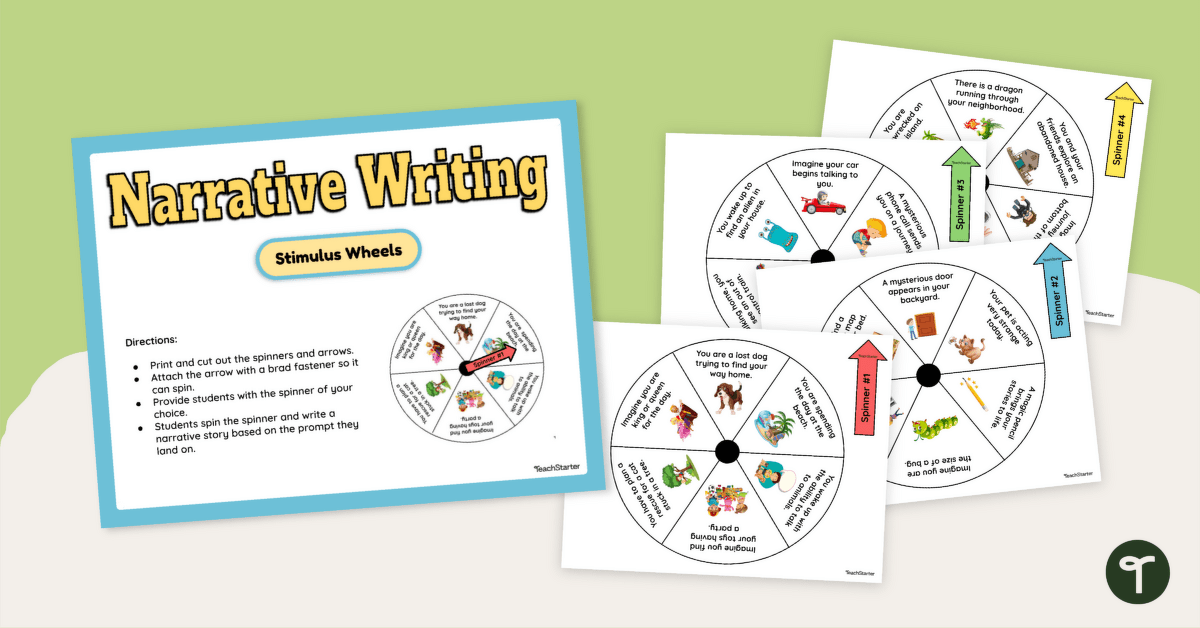 Wheel of Story Ideas teaching resource