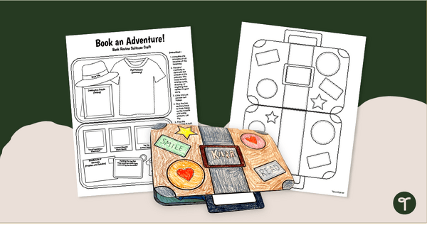 Go to Book an Adventure Craft - Suitcase Book Review teaching resource