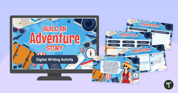Go to Write An Adventure Story - Digital Writing Activity teaching resource