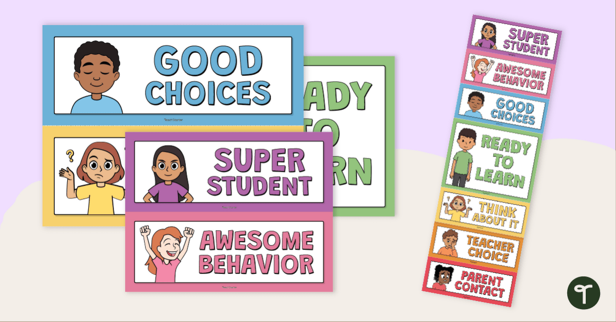 Behavior Clip Chart teaching resource