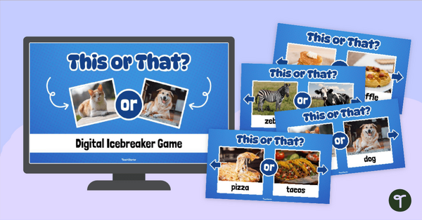 Go to This or That? Icebreaker Game teaching resource