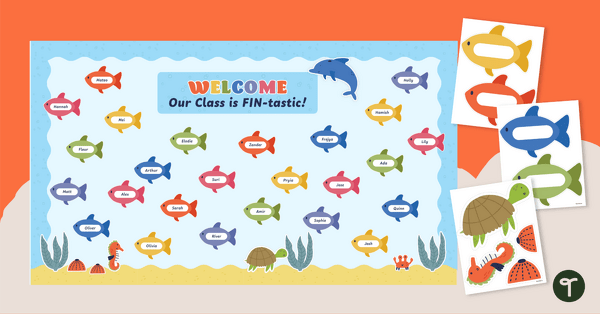 Go to Under the Sea Bulletin Board Decorating Kit teaching resource