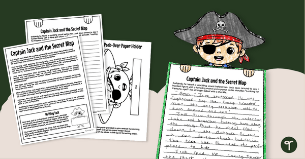 Go to Finish the Story - Pirate Writing Template teaching resource