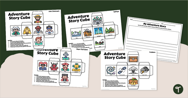 Go to Adventure Storytelling Cubes & Writing Templates teaching resource