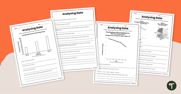 Go to Analysing Data Worksheet Set teaching resource