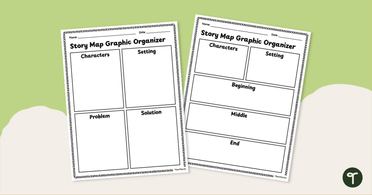Story Map Graphic Organizer Pack teaching resource