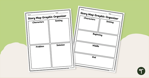 Go to Story Map Graphic Organizer Pack teaching resource
