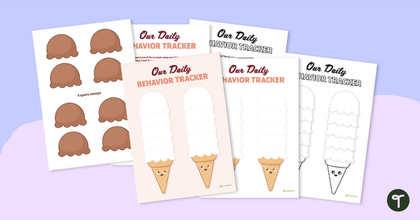 Go to Ice Cream Party Incentive Chart teaching resource