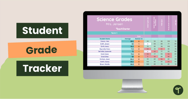 Go to Google Sheets Teacher Grade Book teaching resource