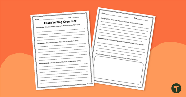 Go to 5 Paragraph Essay Graphic Organizer teaching resource