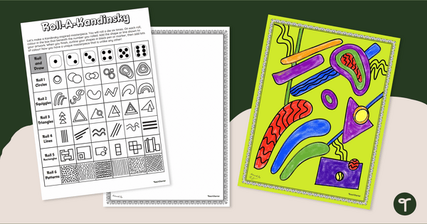 Go to Roll a Kandinsky - Children's Art Game teaching resource