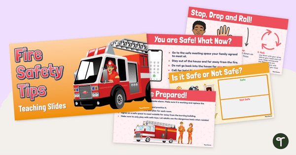 Go to Tips For Fire Safety PowerPoint teaching resource