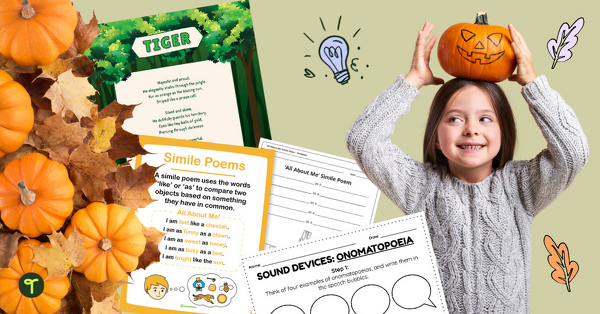 Go to Teachers' Favorite Fall Poems for Kids to Add to Your Classroom Poetry List blog