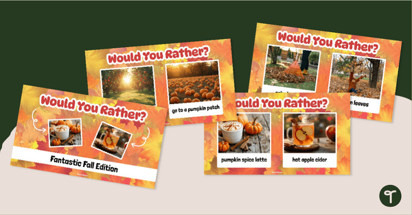 Go to Fall Would You Rather? Interactive Game teaching resource