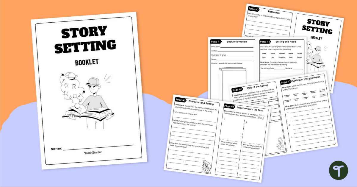 Story Settings Booklet teaching resource