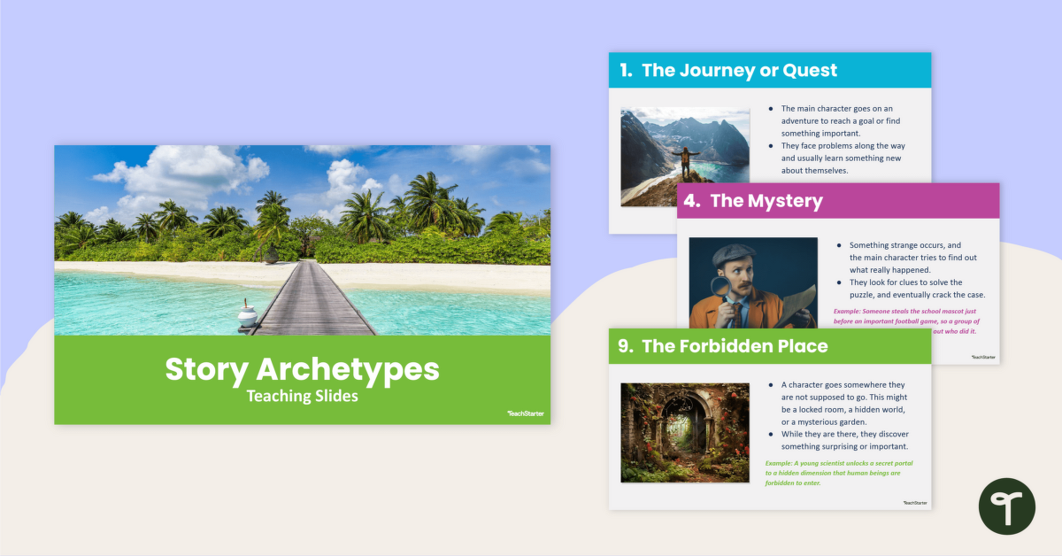 Story Archetypes Teaching Slides teaching resource