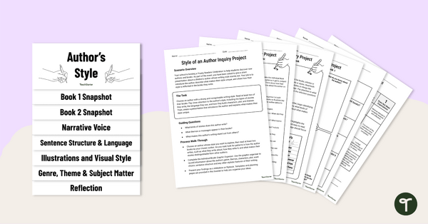 Go to Style of an Author Inquiry Project teaching resource