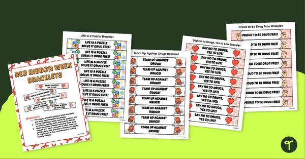 Go to Red Ribbon Week Bracelets teaching resource