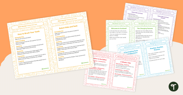 Go to Year 1 Magazine - "What's Buzzing?" (Issue 2) Task Cards teaching resource