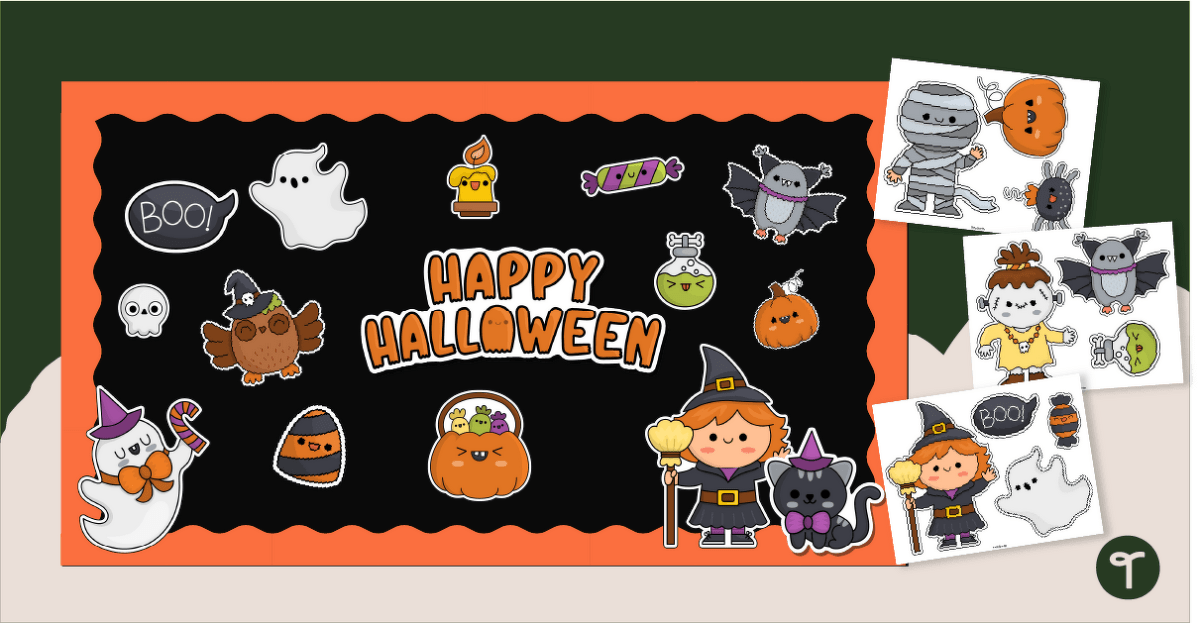 Printable Halloween Decorations teaching resource