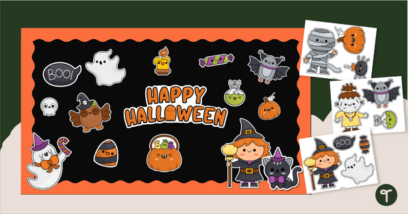 Happy Halloween Pumpkin Bunting Flag - 3x5 Ft - Cute Multicolor Polyester Outdoor Decoration