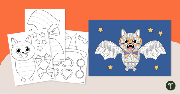 Go to Funky Bat Halloween Craft teaching resource