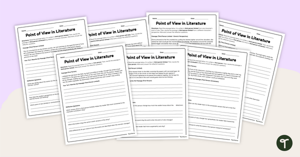 Go to Narrative Voice Writing Prompts teaching resource