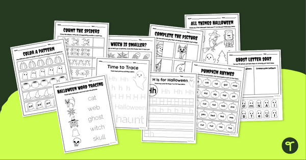 Go to Halloween Activity Sheets (PK-K) teaching resource