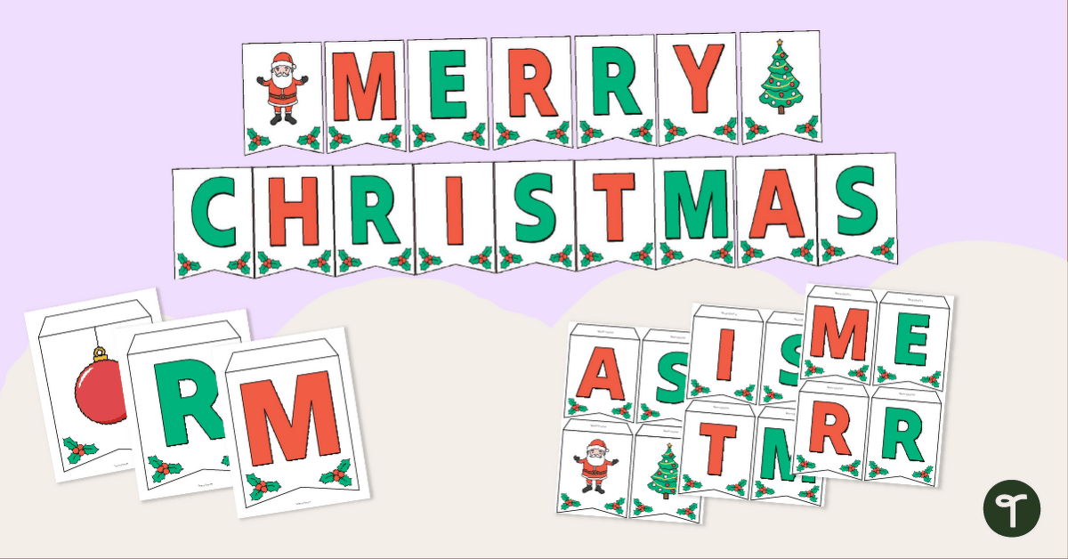 Printable Christmas Banner teaching resource