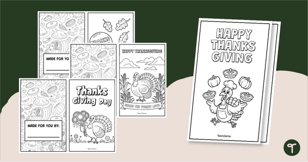 Go to Printable Thanksgiving Cards teaching resource
