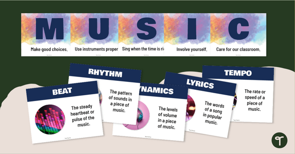 Go to Music Classroom Posters teaching resource