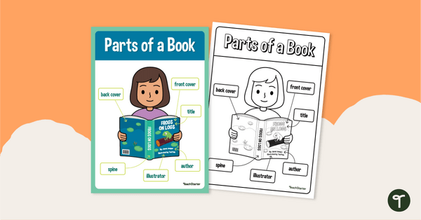 Go to Parts of a Book Poster teaching resource