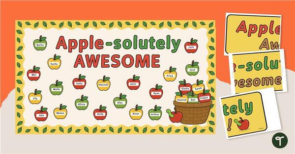 Go to Apple-Themed Classroom Display teaching resource