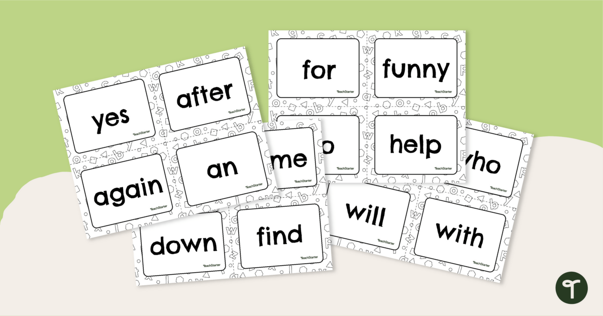 Dolch Sight Word Flashcards teaching resource