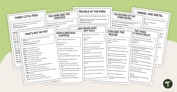 Go to Readers' Theatre Scripts - Year 1 and Year 2 teaching resource
