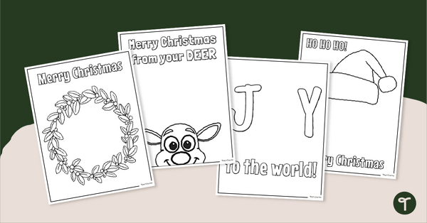 Go to Christmas Handprint Art Templates teaching resource