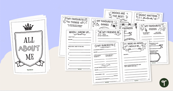 Go to All About Me Workbook - Upper Years teaching resource