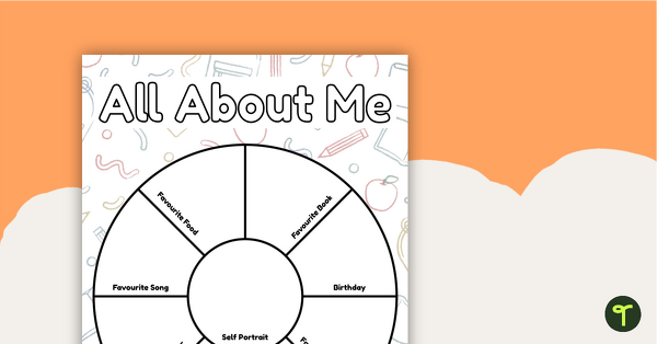 Go to All About Me Poster Template teaching resource
