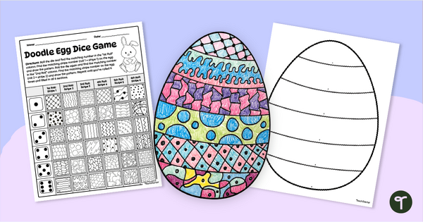 Easter Playdough Mats teaching resource