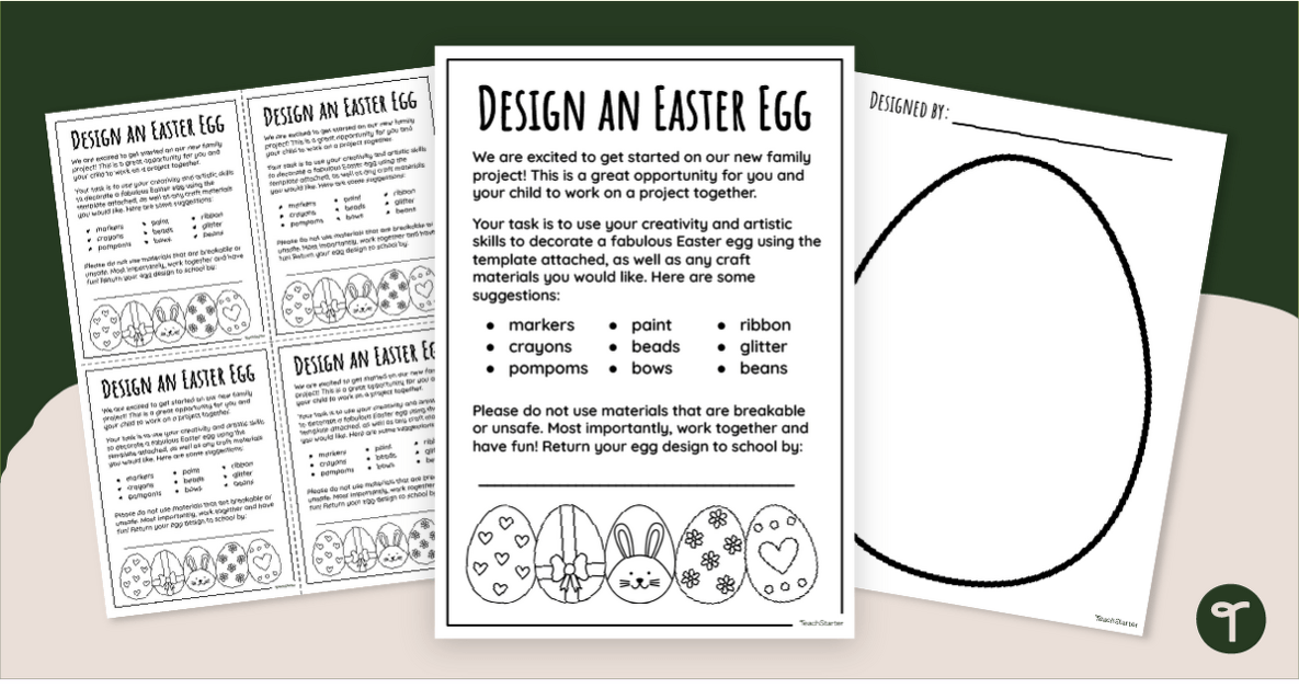 Design an Easter Egg Project teaching resource
