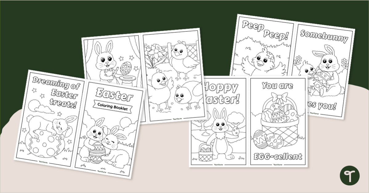 Easter Coloring Booklet teaching resource