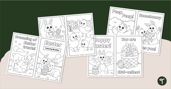 Go to Easter Coloring Booklet teaching resource
