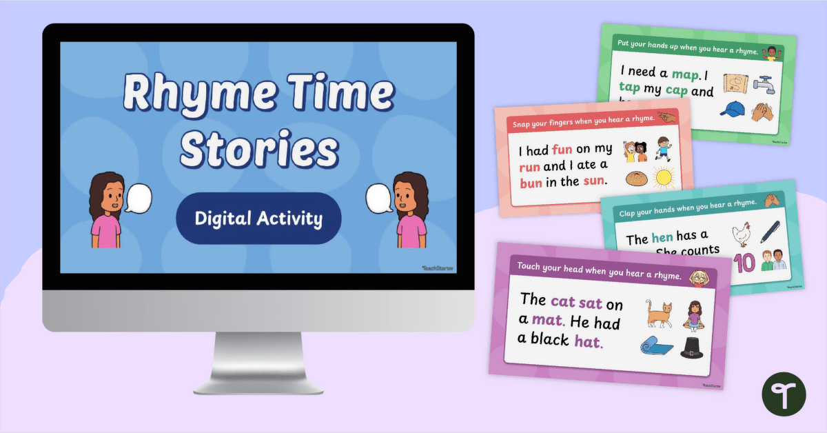 Rhyme Time Stories PowerPoint teaching resource