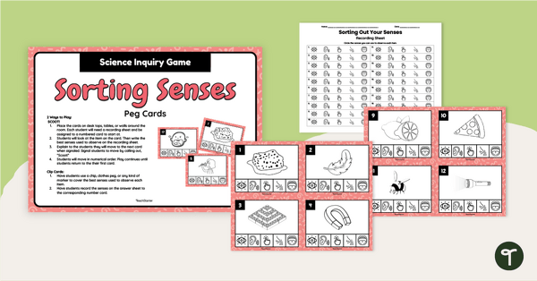 Go to Sorting Senses Card Game teaching resource